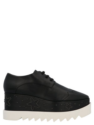 Stella Mccartney Elyse Star Platform Lace-up Shoes