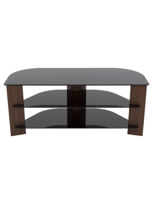 55" Tv Stand With Glass Shelves - Avf