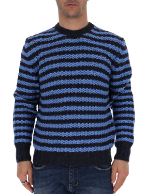 Prada Striped Knitted Sweater