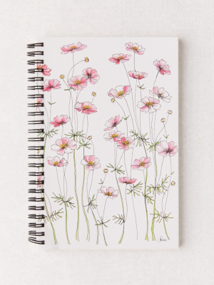 Jessica Hanselmann For Deny Pink Cosmos Notebook