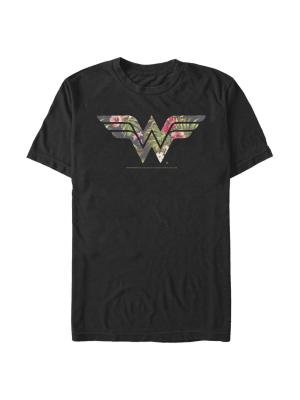 Men's Justice League Tropical Logo T-shirt