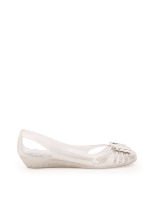 Salvatore Ferragamo Jelly Ballet Flats