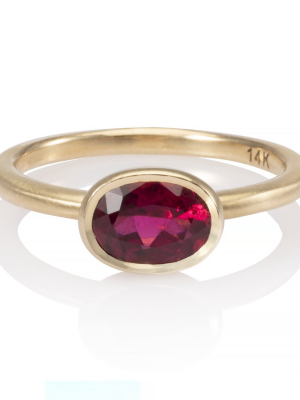 Birthstone Ruby Ring