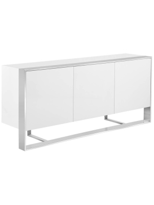 Dalton Sideboard, High Gloss White