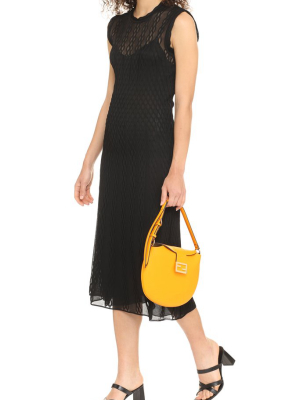 Fendi Sleeveless Knitted Midi Dress