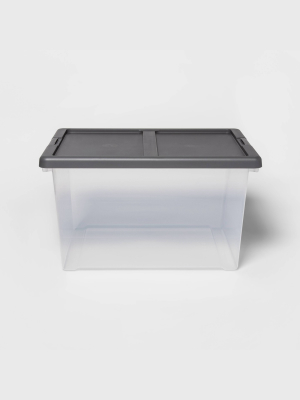 Large Clear Latching Storage Bin - Made By Design™