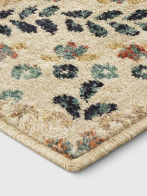 Oxon Floral Mosaic Woven Area Rug - Threshold™