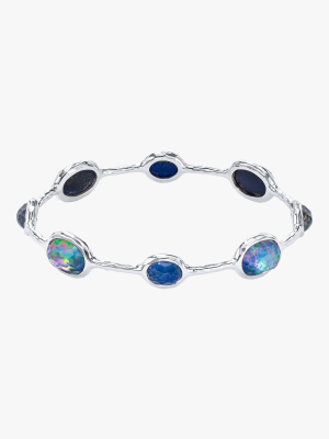 Rock Candy 8-stone Bangle Bracelet