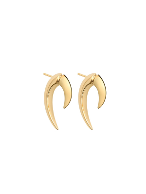 Talon Fine Large Earrings - 18ct Yellow Gold