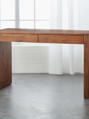 Runway Acacia Wood Desk