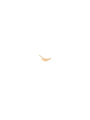 14k Midi Bitty Feather Stud