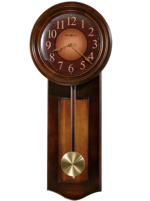 Howard Miller 625385 Howard Miller Avery Wall Clock 625-385 Rustic Cherry