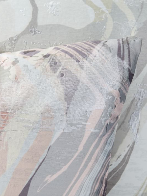 Marble Swirl Brocade Pillow Cover