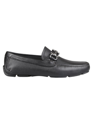 Salvatore Ferragamo Gancini Ornament Driving Loafers