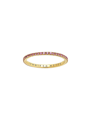 Eternity Band - Pink Sapphire