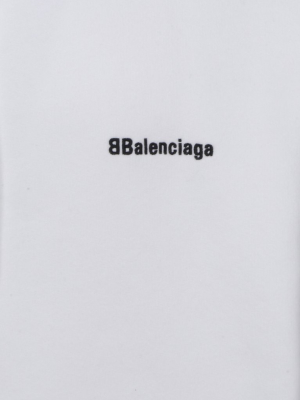 Balenciaga Logo Embroidered Hoodie