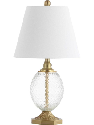 Kaden Table Lamp Clear/brass Gold