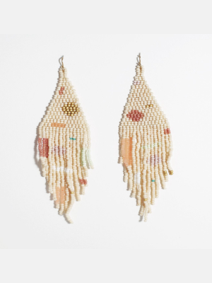 Beach Party Beaded Earrings