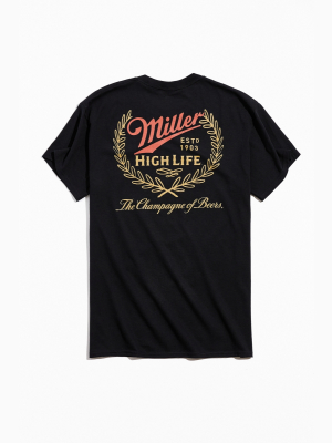 Miller High Life Wreath Logo Tee