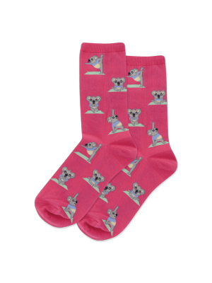 Women's Koala Crew Socks