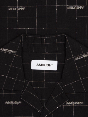 Ambush Logo Open Collar Shirt - Black