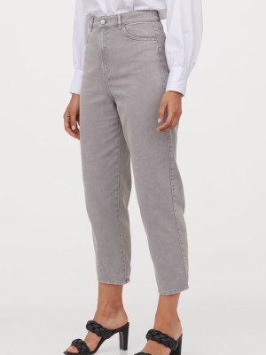 Ankle-length Twill Pants