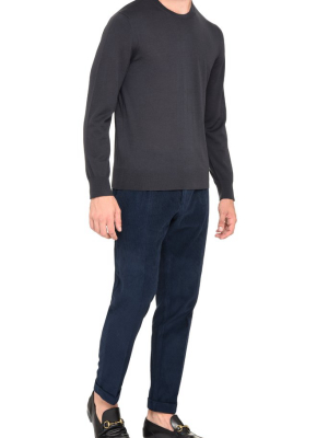 Z Zegna Crewneck Knit Sweater