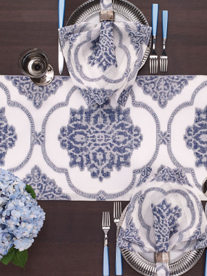 Bodrum Corte Table Runner - Navy