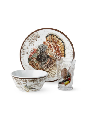 Thanksgiving Kids 3-piece Melamine Set