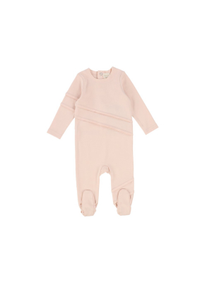 Lil Legs Cotton Footie - Soft Pink