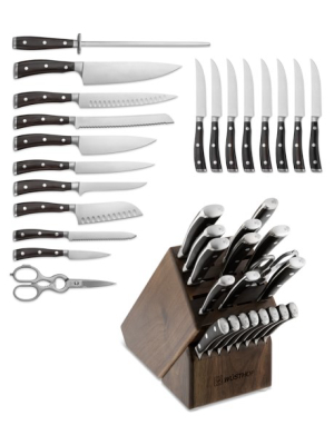 Wüsthof Ikon Blackwood 20-piece Knife Block Set