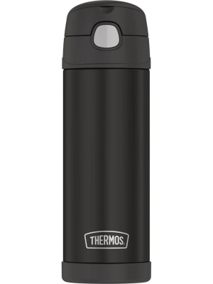 Thermos 16oz Funtainer Water Bottle - Matte Black