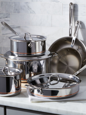 All-clad ® Copper Core 10-piece Cookware Set With Bonus