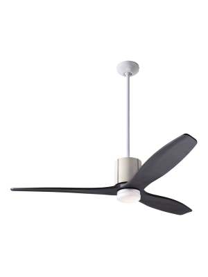 Leatherluxe Dc Ceiling Fan - Gloss White/ivory