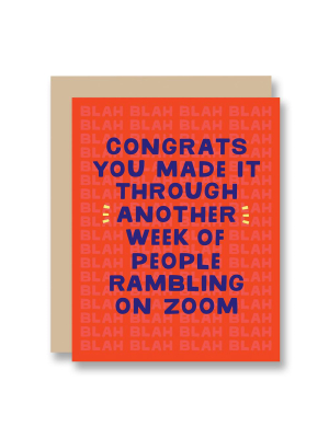 Zoom Friendship Card