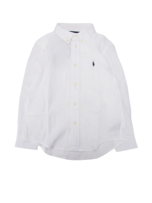 Ralph Lauren Kids Logo Embroidered Shirt
