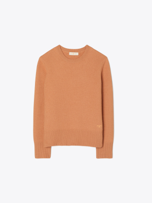 Felted Merino Wool Crewneck Sweater
