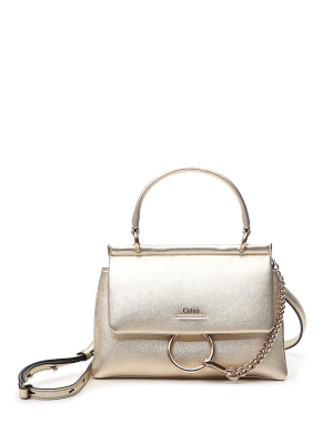 Chloé Metallic Effect Top Handle Bag