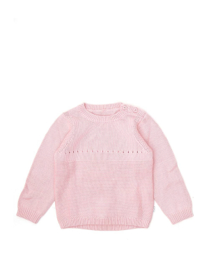 Stella Mccartney Kids Poodle Intarsia Knit Jumper