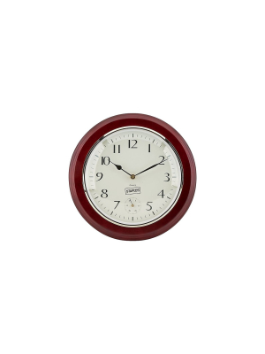 Staples Wall Clock Wood 12.5" Dia. (18394) 812288