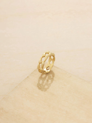 Melt Together 18k Gold Plated Ring