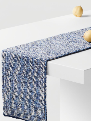 Tinge 90" Blue Table Runner