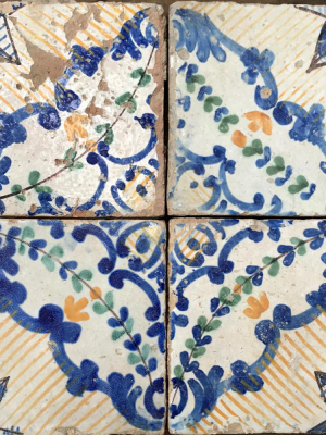 Set Of 12 Early 19th Century French Tiles