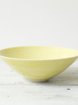Peter Wills Yellow Porcelain Bowl 13