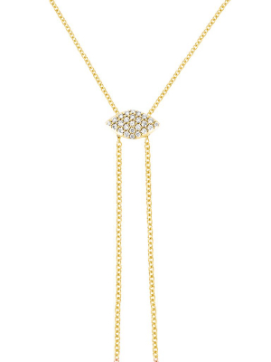 Gemma Slider Necklace - Yellow Gold