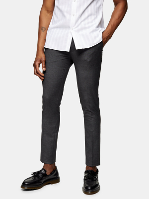 Charcoal Gray Super Skinny Pants