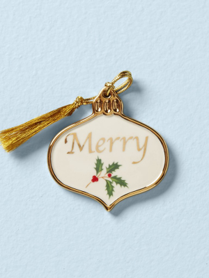 Holiday Merry Ornament Charm