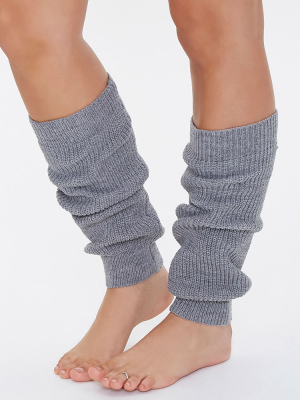 Ribbed Knit Leg Warmers