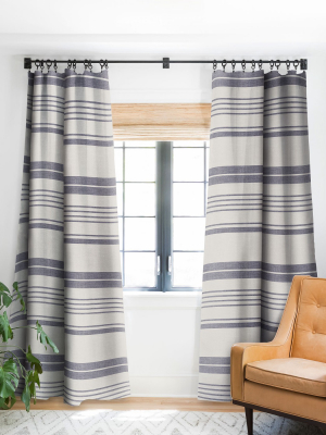 Heather Dutton Pathway Provence Single Panel Blackout Window Curtain By Deny Designs.