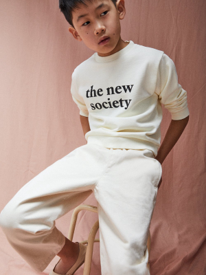 The New Society Basic Sweater - Off White